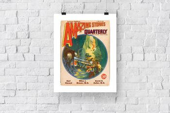 Affiche rétro vintage d'Amzing Stories 1929 - 11X14" Premium Art Print 3
