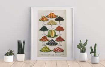 Affiche rétro vintage de fruits - 11X14" Premium Art Print 1