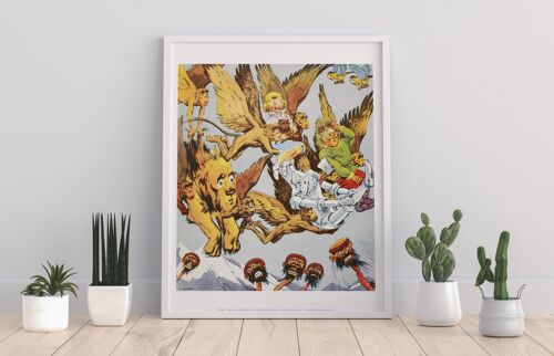 Flying Monkeys,Dorothy, Toto, Lion, Tin Man, Scarecrow, Hammer Heads - 11X14” Premium Art Print