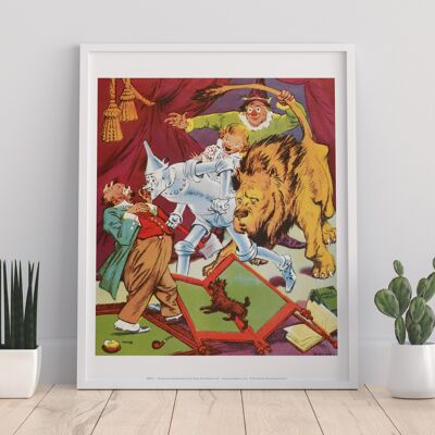 Zauberer von Oz, Tinamn, Löwe, Dorothy, Vogelscheuche, Toto, Druck – 11 x 14 Zoll Premium-Kunstdruck