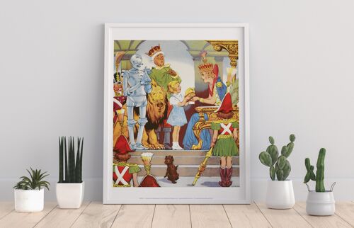 Guards, Tin Man, Lion, Scarecrow, Dorothy, Princess Ozma, Toto, Print - 11X14” Premium Art Print