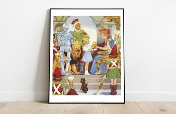 Gardes, Tin Man, Lion, Épouvantail, Dorothy, Princesse Ozma, Toto, Print - 11X14" Premium Art Print 2