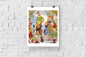 Gardes, Tin Man, Lion, Épouvantail, Dorothy, Princesse Ozma, Toto, Print - 11X14" Premium Art Print 3