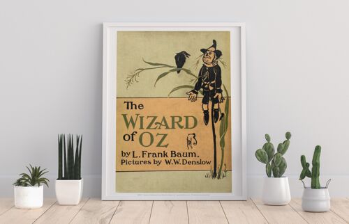 The Wizard Of Oz, By L.Frank Baum. Pictures By W.W. Denslow, Scrow, Scarecrow, Green - 11X14” Premium Art Print