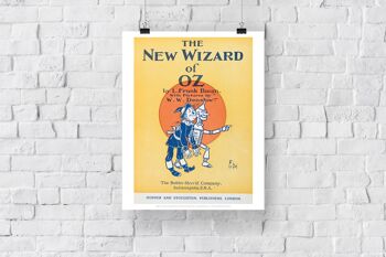 Le nouveau magicien d'Oz, par L.Frank Baum, avec des images de W.W.Denshow. La société Bobbs Merrill. Indianapolis, États-Unis. - Impression artistique de qualité supérieure 11 x 14 po 3