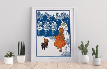 Toto, Dorothy, Glinda Bonne Sorcière du Nord - 11X14" Premium Art Print 1