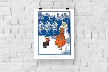 Toto, Dorothy, Glinda Bonne Sorcière du Nord - 11X14" Premium Art Print 3