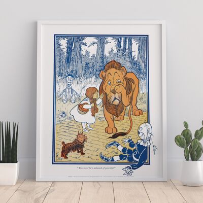 Dorothy, Scarecorw, Lion, Tin Man, Toto - 11X14” Premium Art Print