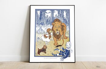 Dorothy, Scarecorw, Lion, Tin Man, Toto - 11X14" Premium Art Print 2