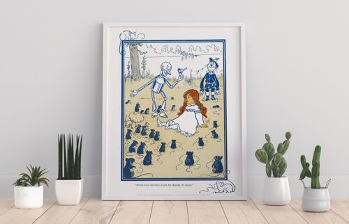 Dorothy, Tin Man, Scarecrow, Mice - 11X14” Premium Art Print