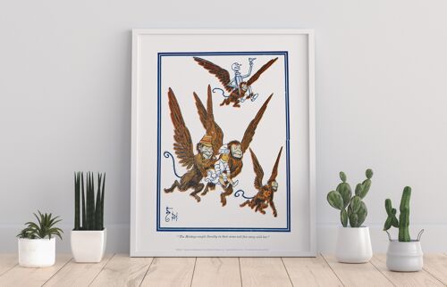 Flying Mokeys, Tin Man, Dorothy - 11X14” Premium Art Print