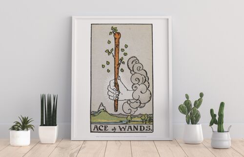 Ace Of Wands - 11X14” Premium Art Print