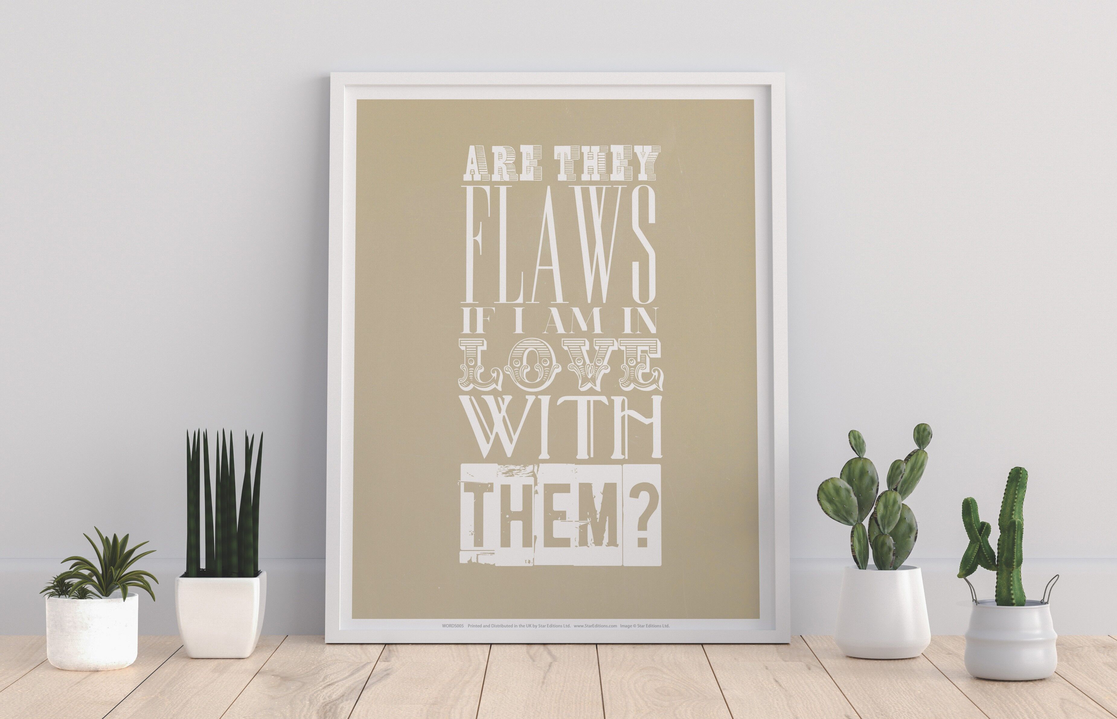 Sono difetti se sono innamorato di loro - Stampa artistica premium 11 x 14".