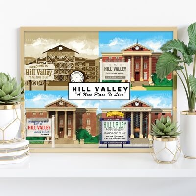 Póster de la película - Hil Valley Over The Years - 11X14" Premium Art Print