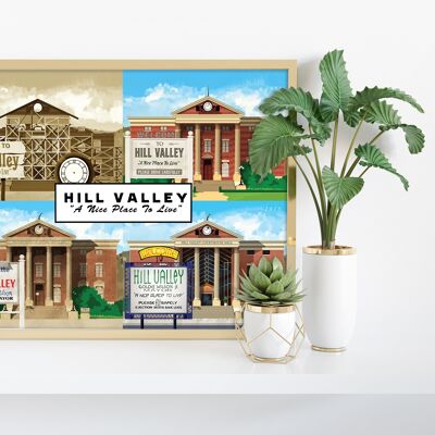 Film Poster - Hil Valley Over The Years - 11X14” Premium Art Print