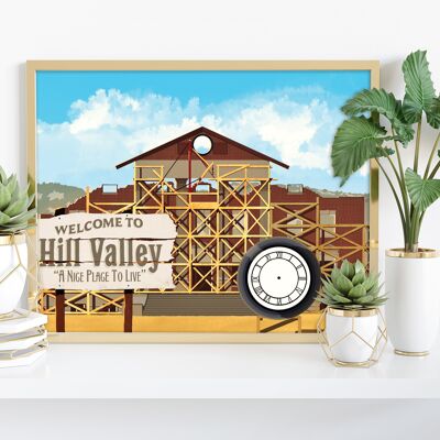 Film Poster - Hill Valley 1885 - 11X14” Premium Art Print