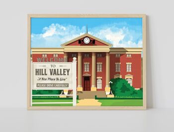 Affiche de film - Hill Valley 1955 - 11X14" Premium Art Print 2