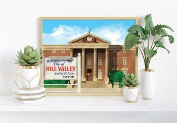 Affiche de film - Hill Valley 1985 - 11X14" Premium Art Print 1
