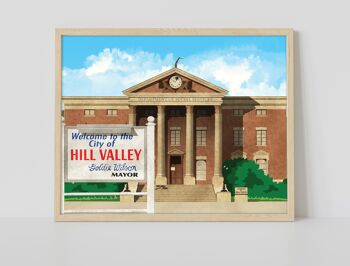 Affiche de film - Hill Valley 1985 - 11X14" Premium Art Print 2