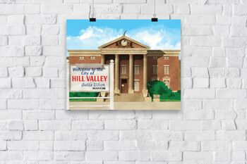 Affiche de film - Hill Valley 1985 - 11X14" Premium Art Print 3