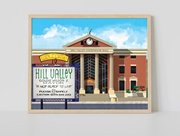 Affiche de film - Hill Valley 2015 - 11X14" Premium Art Print 2