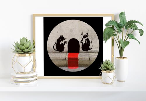Graffiti Art - Red Carpet Event - 11X14” Premium Art Print