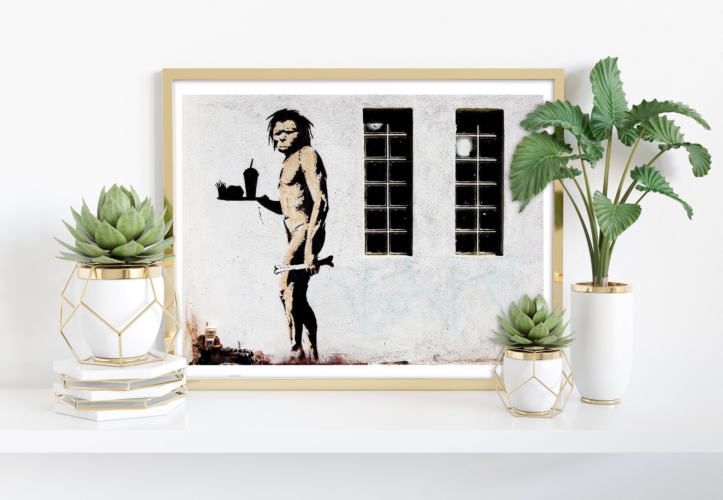 Graffiti Art - Past Food - 11X14” Premium Art Print