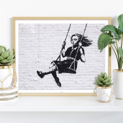 Graffiti Art - Swing - 11X14” Premium Art Print