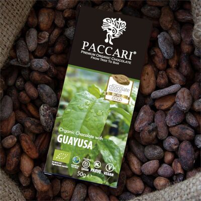Cioccolato biologico Guayusa, 60% cacao