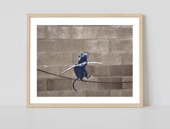 Rat Walking Tope Tight - 11X14" Premium Art Print 2