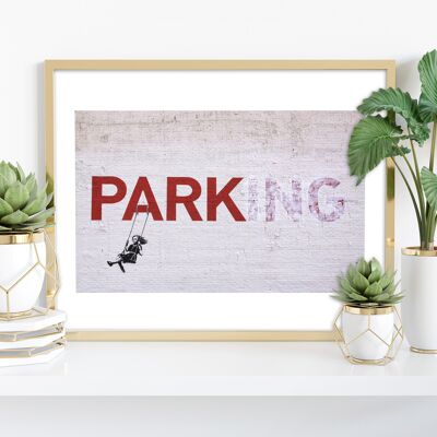 Parking Graffiti - 11X14” Premium Art Print