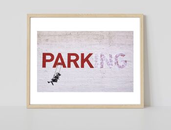 Parking Graffiti - 11X14" Premium Art Print 2
