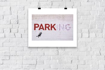 Parking Graffiti - 11X14" Premium Art Print 3