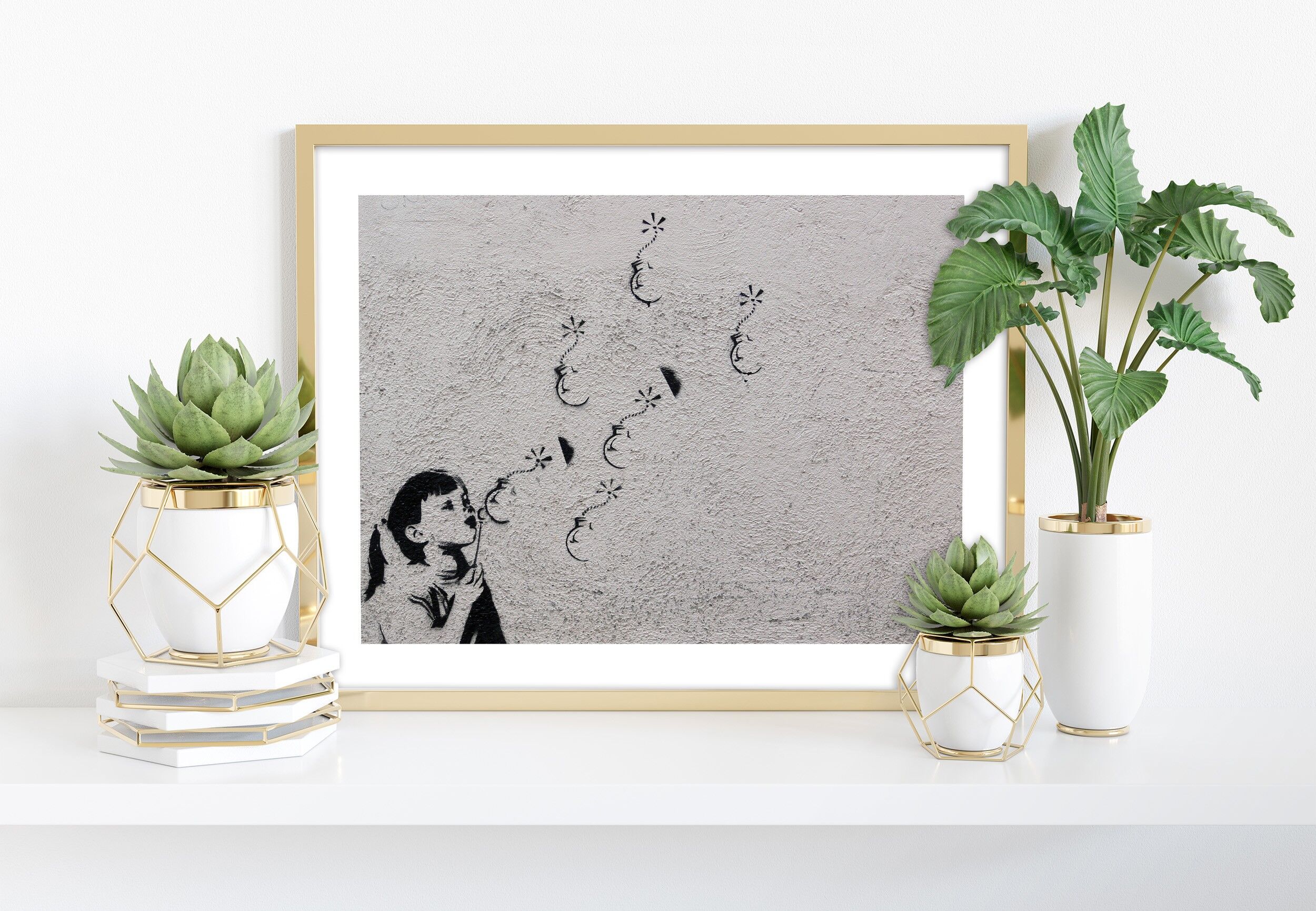 Pidiendo un deseo - Impresión de arte premium de 11X14”