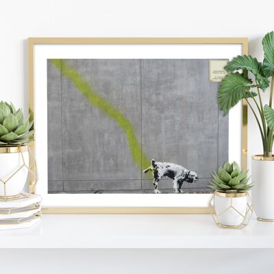 Hundewand – 11 x 14 Zoll Premium-Kunstdruck