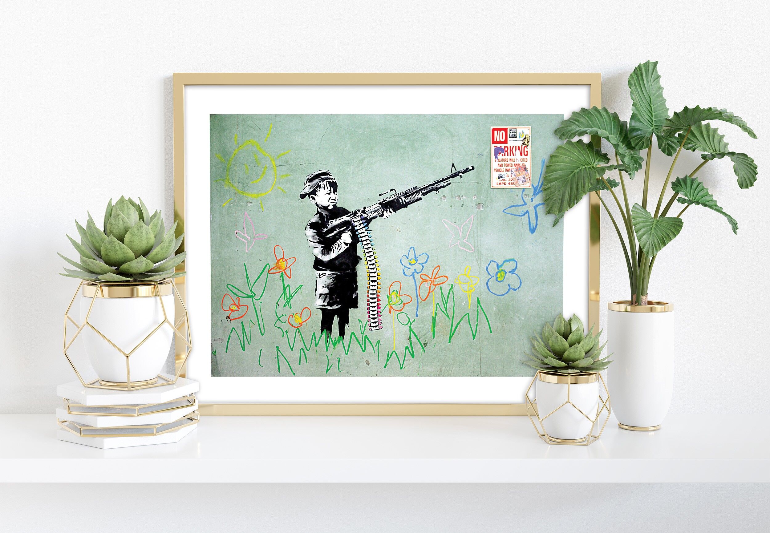 Enfant en guerre - 11X14" Premium Art Print
