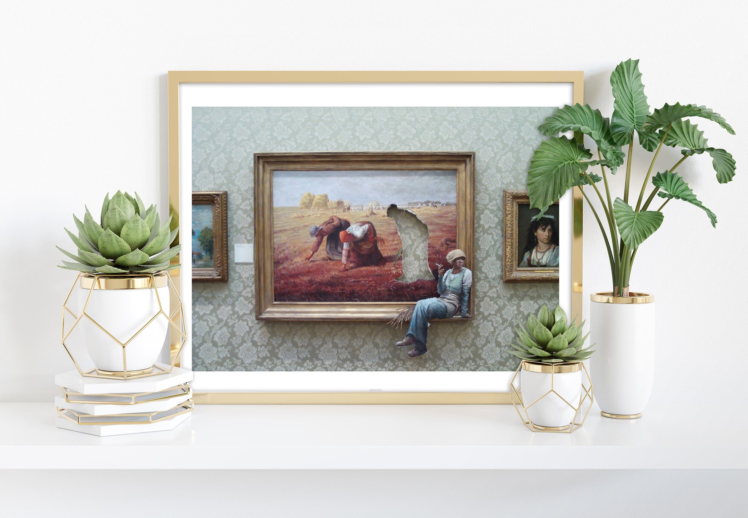 Ritirato dalla pittura - Stampa artistica premium 11 x 14".