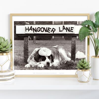 Hangover Lane - Impresión de arte premium de 11X14"