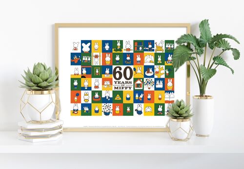 60 Years Of Miffy - 11X14” Premium Art Print