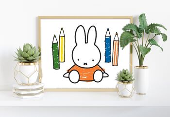 Coloriage Miffy - 11X14" Premium Art Print 1