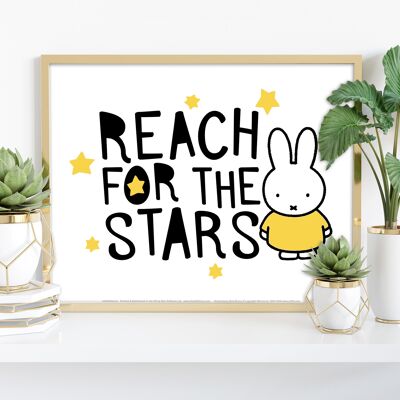 Miffy - Reach For The Stars - Impresión de arte premium de 11X14"