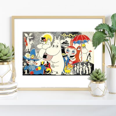 1 Mumin – Premium-Kunstdruck im Format 11 x 14 Zoll