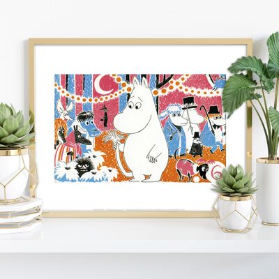 6 Moomin - Stampa artistica premium 11X14".