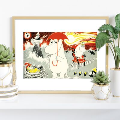 7 Moomin - Stampa artistica premium 11X14".