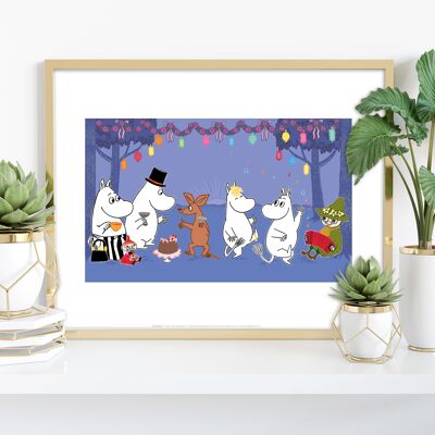 Fiesta de Moomin - Impresión de arte premium de 11X14"