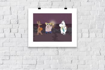 Sniff, Two-Ticky et Moomintroll - 11X14" Premium Art Print 3