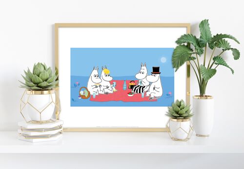 Moomin Picnic - 11X14” Premium Art Print