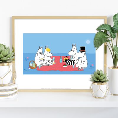 Moomin Picnic - 11X14” Premium Art Print