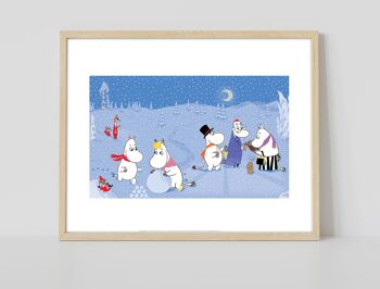 Moomin Snow Party - 11X14" Premium Art Print 2