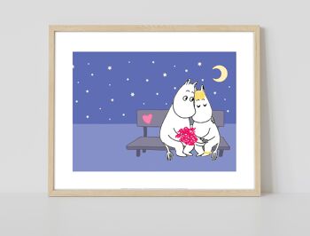 Moomin Love - Impression d'art premium 11 x 14 po 2